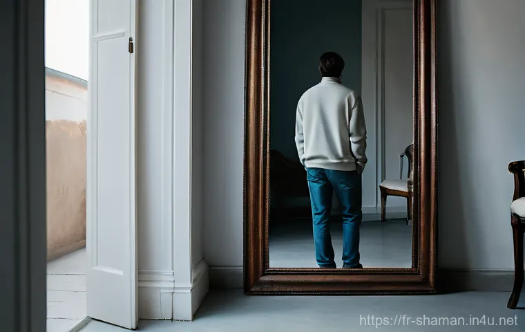 빙의 경험담과 사례 - **Prompt 1: Detachment and Quiet Observation**
    "A person, appearing in their late 20s to early 3...